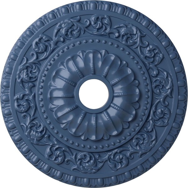 Ekena Millwork Vaduz Ceiling Medallion (Fits Canopies up to 3 1/2"), 23 1/2"OD x 3 1/2"ID x 2 1/8"P, Americana CM23VAAMF - main